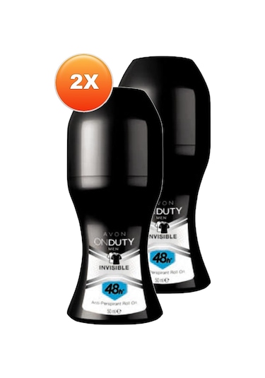 Avon Onduty Invisible Erkek Roll-On Deodorant 2 x 50 ML