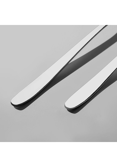 Nehir Sultan Sade 6 Kişilik 30 Parça Çatal Kaşık Takımı Bej