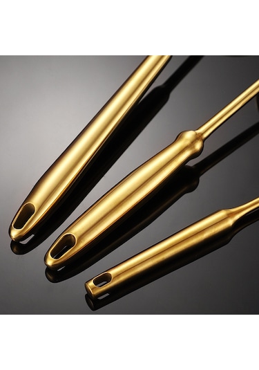 Hombey Ev Mutfak İçin Çok Amaçlı Paslanmaz Çelik Patates Ezici - Sarı Kalebik Modeli Ezme, Sıkma, Dövme Aleti