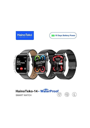 Haino Teko Teko14 Watch Ultra 14 Amoled Ekran Waterproof Akıllı Saat + 3 Kordonlu (İthalatçı Garantili)