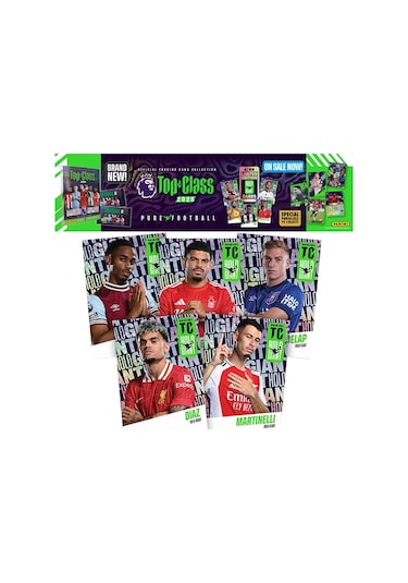 Toyika Panini Premier League Top Class 2025 Trading Cards 8li X 24 Adet