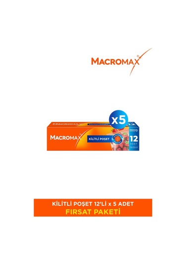 Kilitli Poşet - 12 Li X 5 Adet Avantaj Paket