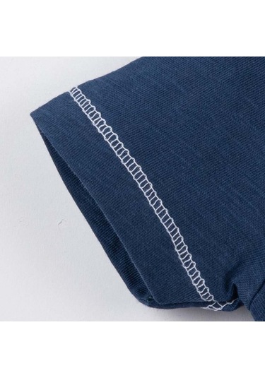 Ay Kısa Kol Kısa Tulum Indigo