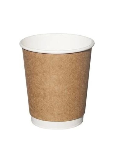 Bencup 8 Oz Bariyerli Kraft Double Wall Karton Bardak 25 Li Diğer