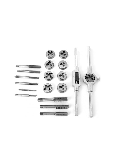 20 Parça Diş Açma Kılavuz Pafta Takımı Seti