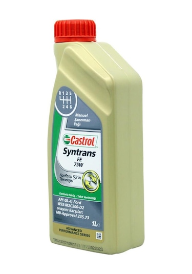 Castrol Syntrans Fe 75W 1 L Manuel Gl-4 Şanzıman Yağı (2 Adet)