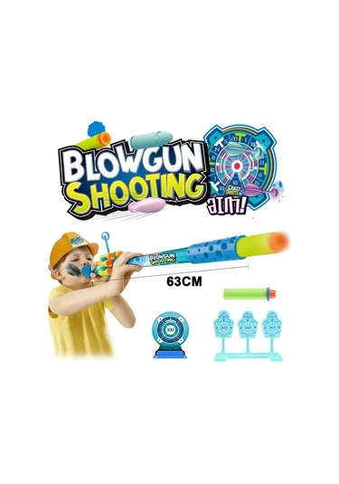 Üflemeli Atış Dart Seti