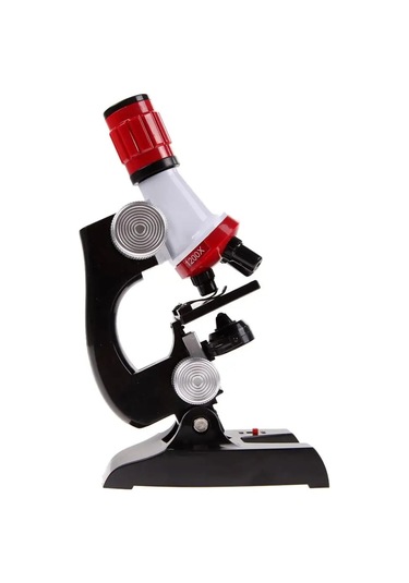 Techtic 100x-1200x Eğitici Mikroskop Kiti Zoom Science Led Işıklı