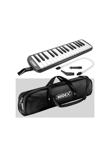 Midex ML-32BK Melodika Seti 32 Tuşlu Siyah Renk