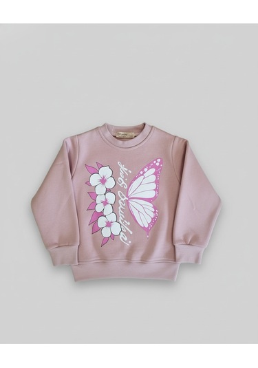 Yelekli Kız Çocuk 3'lü Takım Pembe