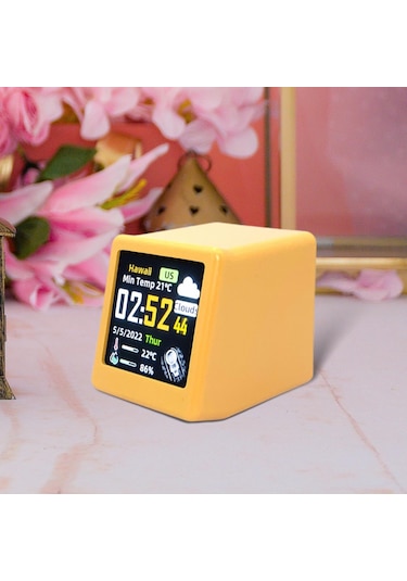 Suntek Mağazalar Için Wifi Akıllı Hava İstasyonu 1,54 Sarı