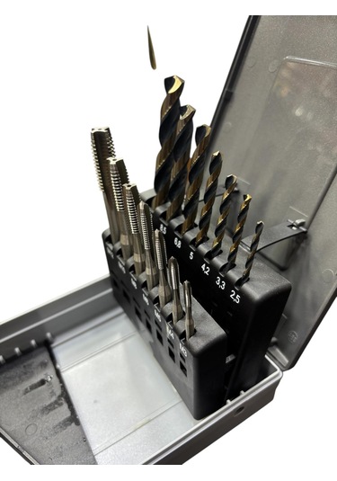 Maier 14 Parça Matkap Uçlu Düz Kılavuz Takımı