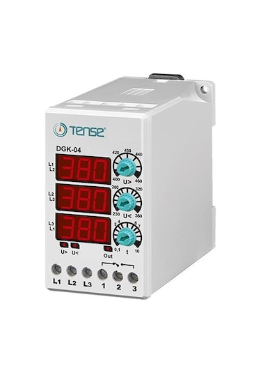Tense Dgk-04 Trifaze Düşük Gerilim Kontrol Rölesi