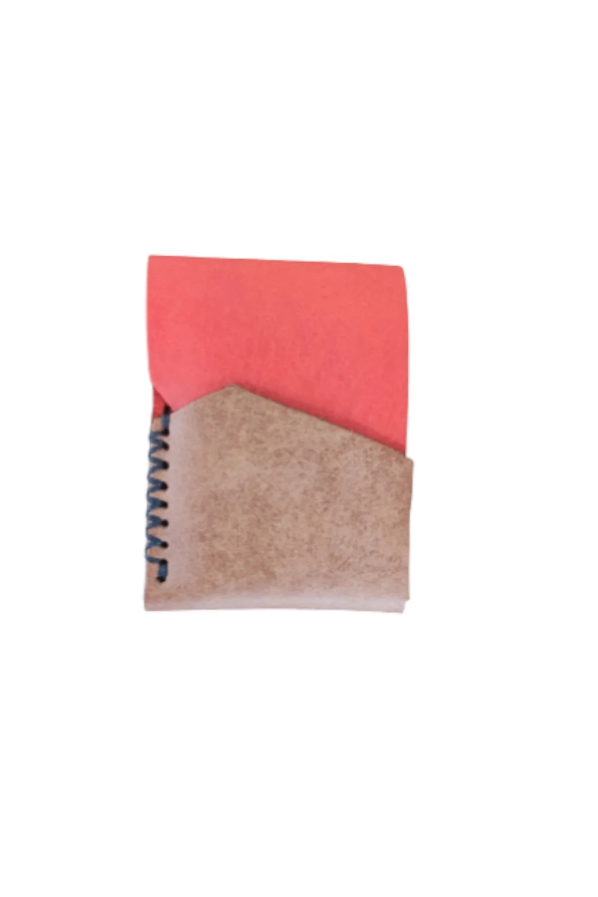 Sumerian Leather Craft Pueblo Deri Kartlık Düz Taba Turuncu Taba