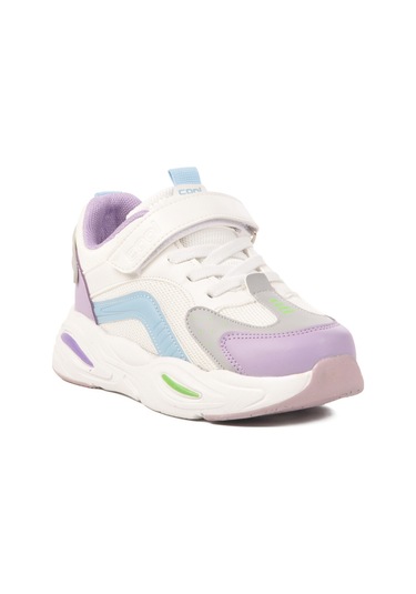 Mor Cırtlı Kız Çocuk Spor Ayakkabı Toti F Mor