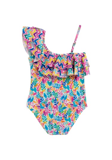 Uv Korumalı Askılı Mayo Kız Çocuk Yüzücü Mayo 5221 Pudra Pudra