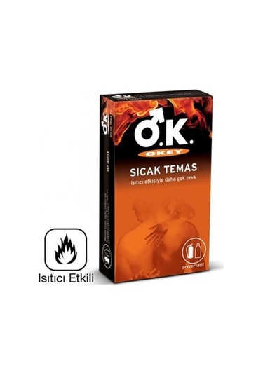 Okey Sıcak Temas Prezervatif 10 Adet