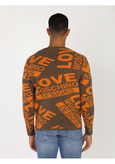 Moschino Yeni Moschıno Erkek Sweatshirt (321438356) Kahverengi