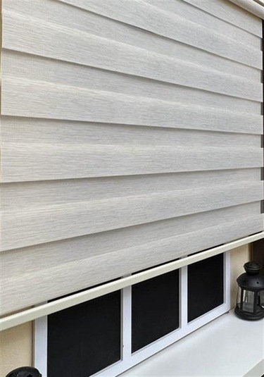 Storburada Zebra Stor Perde Krem Stb 400v12-d Ekru