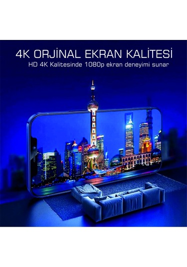 İphone 15 Pro Max Uyumlu Hayalet Ekran Koruyucu Anti Çizik & Darbeye Dayanıklı Koruma