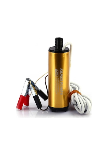 Asi 12 Volt Alüminyum Dalgıç Tipi Sıvı Aktarma Pompa Düz Filtre