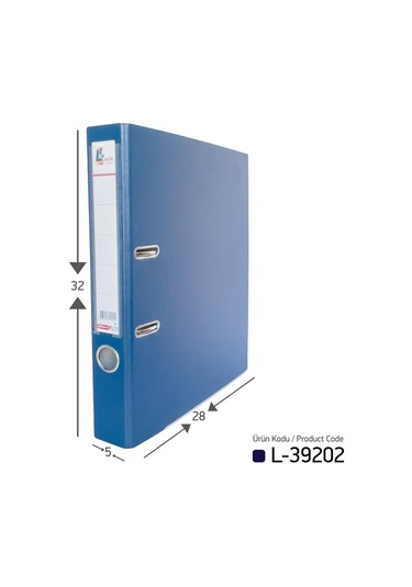 Laçin Klasör Lacivert Dar 1 Koli 30 Adet