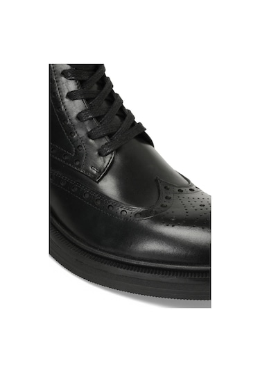 İnci Mınsk Siyah Erkek Hakiki Deri Klasik Bot Siyah