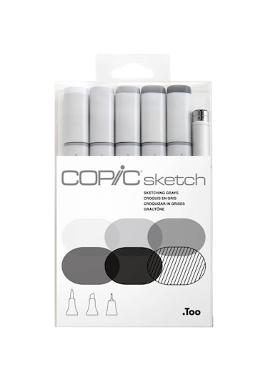 Copic Sketch Marker Seti 6lı Sketching Grays 21 075 681