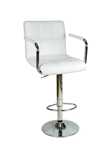 Bürocci Carla Bar Taburesi-Beyaz-9503Q0109 Çok Renkli