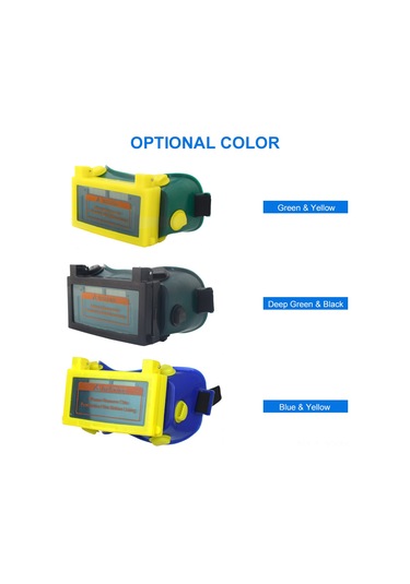 Geeksen Otomatik Ayarlanabilir Çift Lensli Güneş Enerjili Kaynak Gözlüğü - Argon Kaynağı Ve Lehim İçin Profesyonel Koruma