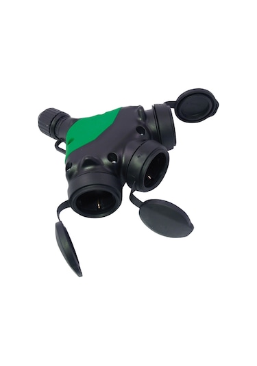Fantom Waterproof 3lü Ip44 Kauçuk Kapaklı Priz Çoklayıcı Başlık