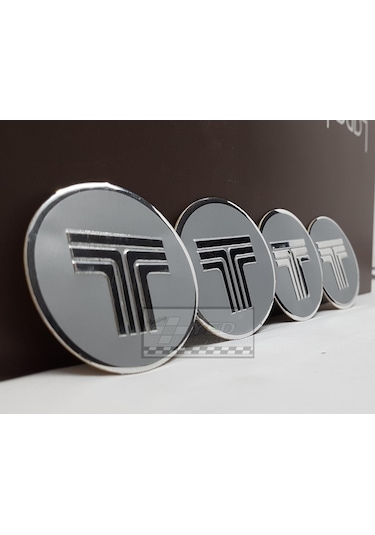 Jant Göbeği Arma Tofaş Uyumlu 60Mm 4Lü Silver Alüminyum Yapıştırma