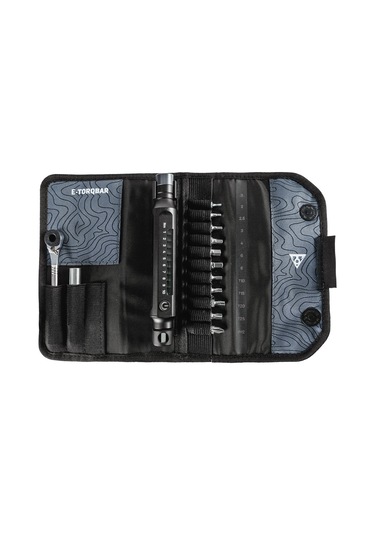 Topeak E-torqbar Elektronik Tork Anahtarı Çantalı+1-10nm +10 Farklı Uç Tt2623 Siyah