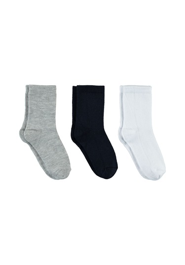 Civil Boys Erkek Çocuk 3'lü Soket Çorap Set 2-12 Yaş Lacivert 09E087301Y31 Lacivert