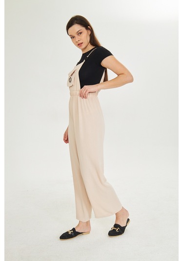 Vizon Onden Cepli Yazlik Salopet Tulum Yeşil