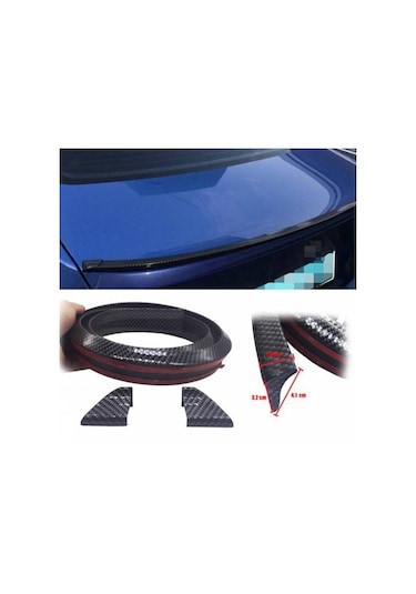 OtoÇizgi Samurai Her Araca Uygun Üniversal M3 Karbon Bagaj Spoiler OtoÇizgi