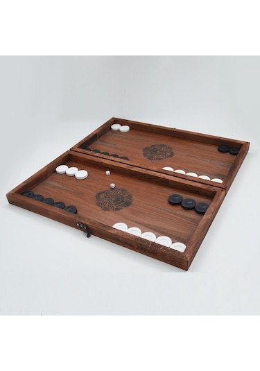 Simya Selçuklu Tavla (Ceviz Kaplama)