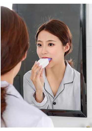 Yetişkinler İçin U Şeklinde Elektrikli Ultrasonik Diş Fırçası, Tüm Ağzı Temizlemek İçin 360 Otomatik Diş Fırçasıwhite