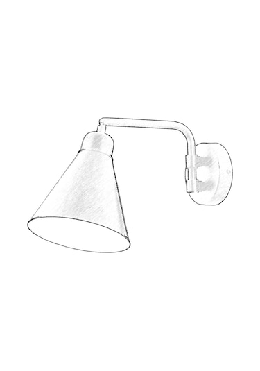 Avonnı Ap-62077-02 Siyah Boyalı Aplik E27 Metal 25x12cm
