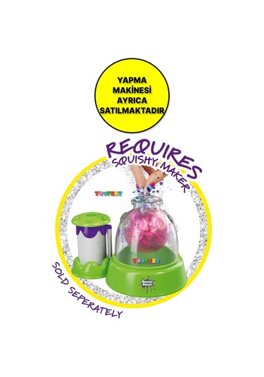 Doctor Squish - Squishy Pack Refill V2- 10 Balloons+ Clips Yedek Squishy Paketi V2- 10 Balon + Klips