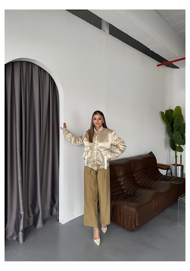 Lea Vıntage Gold Renk Mont