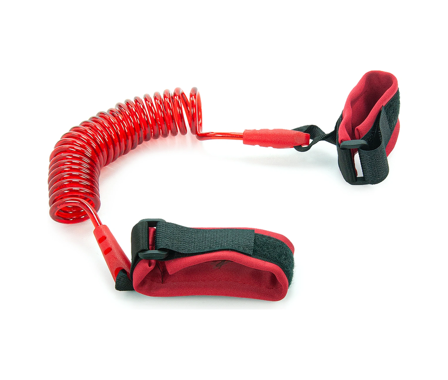 Hac Umre Çocuk Güvenlik Bilekliği Kayıp Önleyici Spiral Kordon - Kırmızı Kırmızı