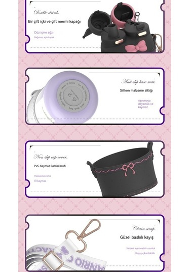 Maoyaya Kulomiçiçiçmeyalımlısaman Su Bardağı Siyah Renk Siyah