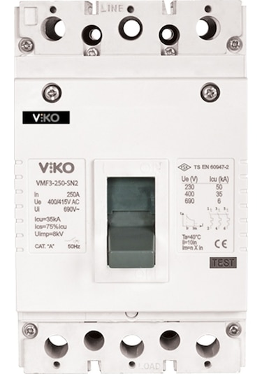 Viko Vmf3-250-Sn2 Kompakt Şalter 3X250A 35Ka