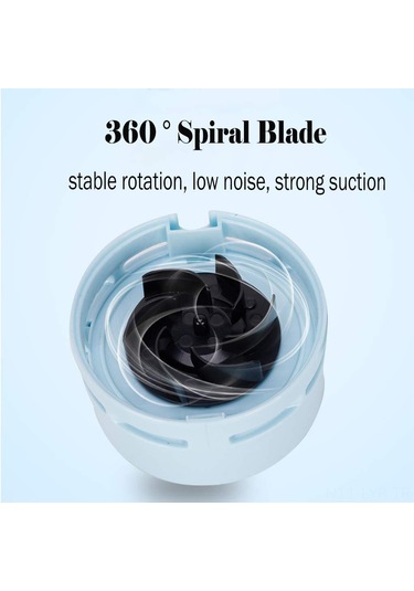 Ranyeek Tw8050 Mavi El Tutulu Mini Elektrikli Süpürge - Ev, Masaüstü Ve Araç İçin Küçük Boy Temizlik Aleti Beyaz - Gri