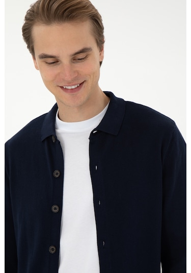 U.s. Polo Assn. Erkek Lacivert Hırka Triko 50297074-vr033 Lacivert