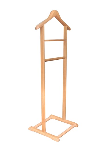 Nyn Ahşap Dilsiz Uşak Naturel Renk Tekli Ayaklı Askı Diğer