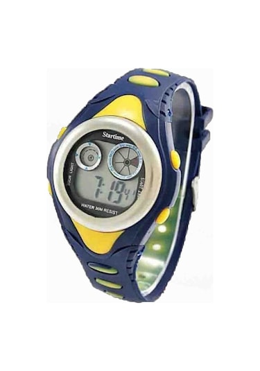 Sarı Lacivert Fenerbahçe Taraftar Dijital Çocuk Saati