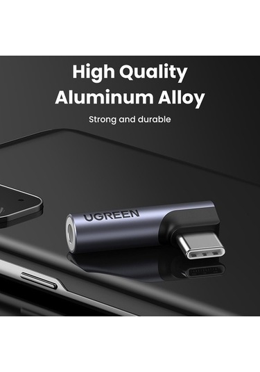 My Topped Ugreen Usb-c Ses Adaptörü: Xiaomi Mi, Oneplus 8 Pro, Huawei P30 İçin, 3.5mm Jack, Mikrofon, Hacim Kontrolü, Evrensel