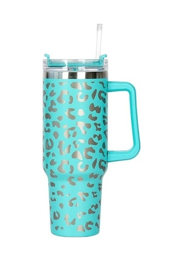 Didadodo Yeni Termos Bardak Pipetli 304 Lüks Paslanmaz Çelik Büyük Beyaz Beyaz